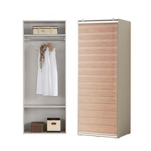 파로마 코티지 800 긴행거 선반 롤스크린 옷장, 롤스크린 화이트