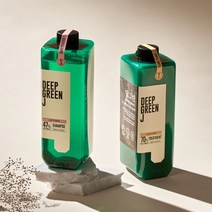 [제이숲] 딥그린제이 약산성 여신헤어세트 (샴푸 1000ml + 트리트먼트 1000ml), 향기 선택:1. 헤어세트 베이비파우더