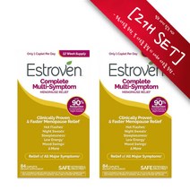 [사은품증정] 에스트로벤 갱년기 여성용 메노포즈 개선 84정 Estroven Complete Multi-Symptom Menopause Relief 84 CapS, [2개 SET], 2개