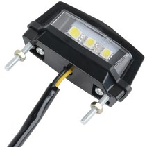 오토바이 번호판 브라켓 볼트 12v led light for kawasaki ninja 650r er6f er6n versys w800 se z750s zx636r zx6rr, 없음