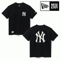 뉴에라 반팔 MLB 빅 페이즐리 뉴욕 양키스 반팔 티셔츠 블랙 13086597 N 13086597