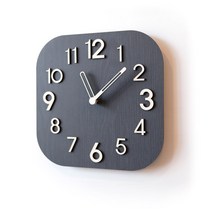 레이 인테리어 벽시계 무소음 거실 벽걸이시계, 루B-01(아라비아)