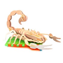 2P 스콜피온전갈 DIY 원목 조립 퍼즐 만들기 BD E006A