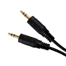 넥시 스테레오 3.5mm AUX 차량용 스피커 스마트폰 오디오 연결케이블, 10m, 1개