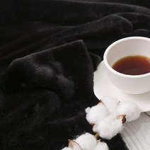 털원단 페이크퍼 에코퍼 밍크 극세사 54컬러, 블랙