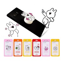 오버액션토끼 스마트폰 그립톡, 장미, 1개