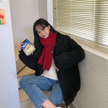 폴라도레 여성 겨울 패딩 재킷 두꺼운 고등학생 골덴 보머 점퍼 XJ