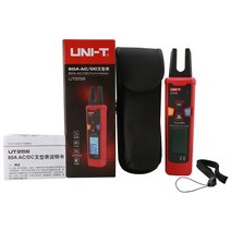 측량분석장비UNI-T 디지털 True RMS 포크 자동 멀티미터 AC 전류 클램프 NCV UT256 60A, 한개옵션0