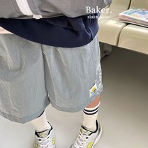 베이커 CP바스락7부바지 유아동팬츠 7부바지 키즈룩 주니어룩 등원룩 데일리룩 봄아동복 남녀공용