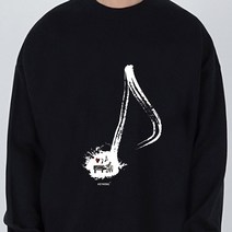 키밍 음표 티셔츠 커플룩 맨투맨 남자 여자 우정룩