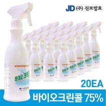 기타 진로발효 바이오크린콜 450mlX20병 손소독제 손세정제, 단품없음