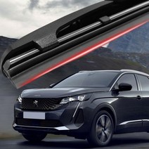 푸조 3008GT 와이퍼 실리콘 발수코팅 와이퍼와이퍼 하이브리드와이퍼 자동차와이퍼 윈드브러쉬 윈도우브러쉬 자동차용품 차량용품