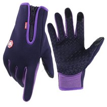얇은발열장갑 등산벙어리 패팅 오프핑거 등산용Winter Warm Gloves Touchscreen Cold Weather Driving Glov, 04 Purple_02 M