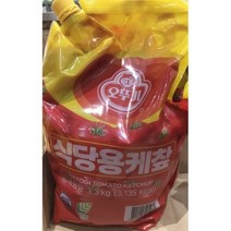 오뚜기 토마토 케찹 스파우트 팩 3.3 KG 대용량, 상세페이지 참조
