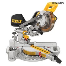 디월트 충전 각도절단기 DCS361P2 세트