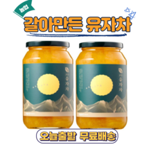 [1+1무료배송] 마미템 고흥 농협 꿀 유자차 갈아만든 유자청 1kg 2kg 2병 선물세트, 2개