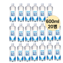 진로토니워터 하이트 토닉워터 600ml 20병 대용량, 토닉워터600mlx20병