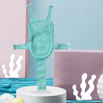 욕조 아기 목욕 좌석 지원 매트 신생아 베개 접이식 패드 의자 유아용 미끄럼 방지 바디 쿠션 비비, [04] mint mesh