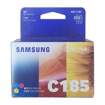 삼성 INK-185 검정 컬러 잉크 SL-J1680 SL-J1683 SL-J1685, 컬러3색(C185)