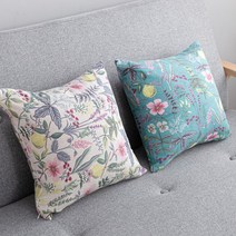 [앤틱하우스] [올뎃홈] 집이 화사해지는 쿠션커버모음 린넨쿠션 50x50 쿠션커버 3종택1, 쿠션커버(50×50):꽃바람-베이지