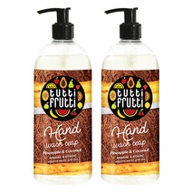 파모나 파인애플 앤 코코넛 핸드워시 솝, 500ml, 2개