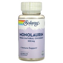 121885 Solaray 모노라우린 500mg VegCap 60정
