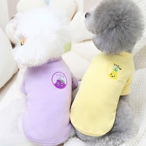 코코스튜디오 예쁜 강아지옷 고양이 데일리 티셔츠, 코코 후르츠 티셔츠/핑크