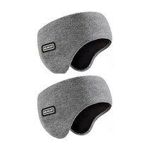 위너리스 방한 이어밴드 남녀공용 귀마개 헤어밴드, 그레이2P