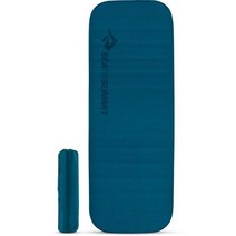 씨투써밋 컴포트 디럭스 셀프 인플레이팅 자충 슬리핑 패드 에어메트 381676, Byron Blue, Double