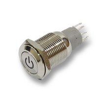 차량용 LED 전원스위치 다용도스위치 푸쉬락 5컬러, 05. 그린