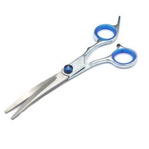 애견 미용 가위 강아지 일자 커브 숱가위 세트 셀프, Down Curved scissors