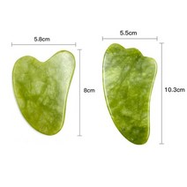 천연 제이드 과샤 스크래핑 플레이트 마사지 페이스 구아샤 슬리밍 뷰티 넥 씬 리프트 도구, 09 guashaA E