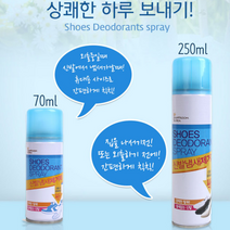 신발냄새 발냄새 제거제 70ml/민트향, 1개