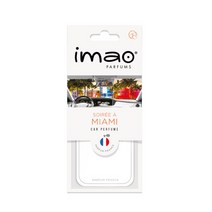 프랑스 명품 차량용 방향제 이마오 imao parfums 카드형 MIAMI (화이트)