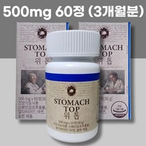 위톱 500mg 180정 위톡 위영양제 위점막, 3통, 3통(500mgx60정)