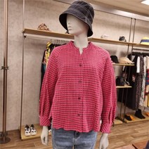 베네통 NC11 엠보 하이넥 블라우스 babl11141