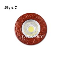 제이즈 LED Downlight 디 밍이 가능한 3W 5W 7W 북EU형 나무 현대 Recessed 천장 조명 스포트 라이트 실내 로비 거실 장식 램프, [03] Style C, [01] 3W NO Dimmable, [01] Warm White 3000K