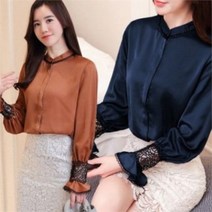 오노마 오노마 ONM 장미그물블라우스/차이나카라블라우스 쉬폰블라우스 (9617863)