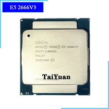 인텔 제온 e5-2666v3 e5 2666v3 e5 2666 v3 2.9ghz 10코어 20스레드 CPU 프로세서 25m 135w lga 2011-3