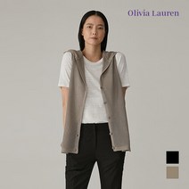 브루노바피 [올리비아로렌] 그물 후드 베스트_VOCBNXM4451