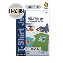 폼텍 티셔츠 전사지 IT5389 3매, 본상품선택