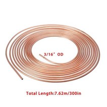 브레이크시스템 브레이크디스크 25ft 7.62m 브레이크 파이프 호스 튜브 코일 od 316quot 516quot 38quot 14quot 자동차 오토바이 용 튜브 피팅 파이프, 12