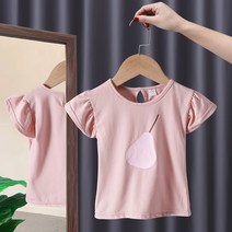 CIUUC 어린이 짧은 소매 면화 여름 새로운 2022 티셔츠 아기 만화 소녀 짧은 소매 한국 재킷 아동복 도매