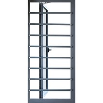 수직 세로 방범창 설치비용 방법창 1m 2m 맞춤 제작, 흰색 맞춤형 61-70 cm