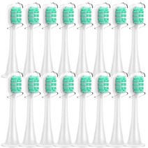 Hiclean 케어 교체 브러시 샤오미 MiJia T300 및 칫솔 함께 헤드 캡, 04 16Pcs Brush Heads