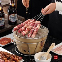 일본식 샤브샤브세트 숯불바베큐화로대 개인숯불화로대 일본식불판, 화덕 타일 23cm 베이킹 페이퍼 10장
