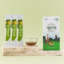 디앤아이랩 유기농 세븐비 100% 국내산 수세미 배 작두콩 블루베리 여주 우영 생강 모과 함유, 2박스