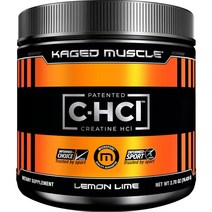 Kaged Muscle 케이지드 머슬 크레아틴 하이드로클로라이드 파우더 레몬 라임 C HCL Creatine 76.425g