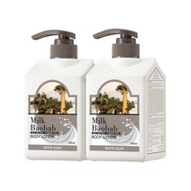 밀크바오밥 바디로션 화이트솝향, 500ml, 2개