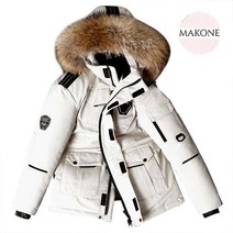 Makone 상표등록 추동 오리털 후드 구스다운 점퍼